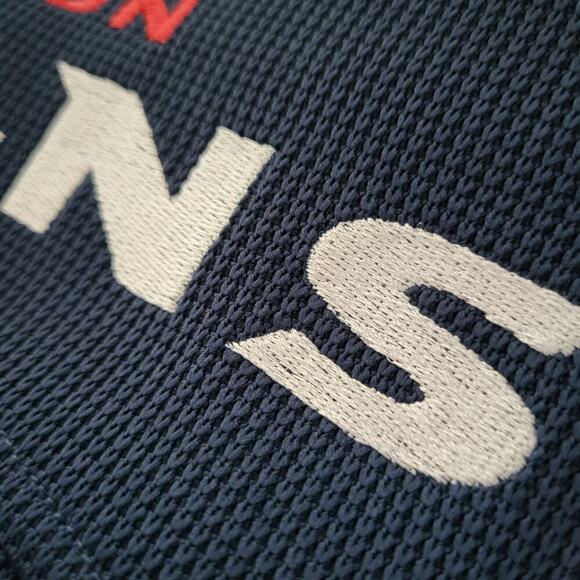 NFL Houston Texans Men’s M 1/4 Zip Pullover Blue Football Waffle Knit NEW - Picture 8 of 16